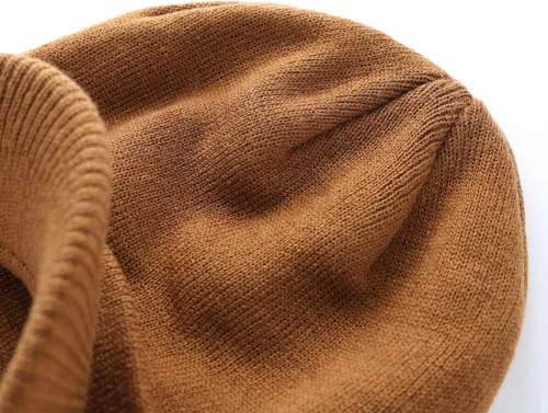 Vista 94 de Home Prefer - Gorro de invierno para hombre con visera, cálida y doble punto.