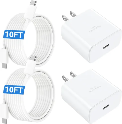 Vista 8 de 45W USB C Super Fast Type C Android Cargador de teléfono rápido Bloque de Negro