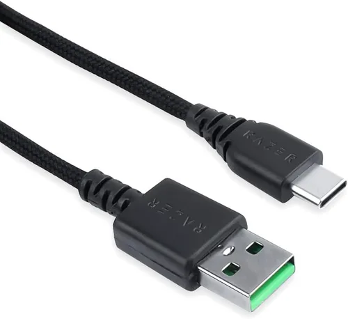 Vista 6 de Cable de carga de datos USB C a USB compatible con Razer Viper V2 ProDeathAdder V3 ProBasilisk V3 Pro Adaptador de mouse inalámbrico