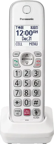 Vista 13 de Panasonic - Teléfono inalámbrico con contestador automático, Link2Cell Bluetooth para el hogar, asistente de voz y bloqueo avanzado de llamadas
