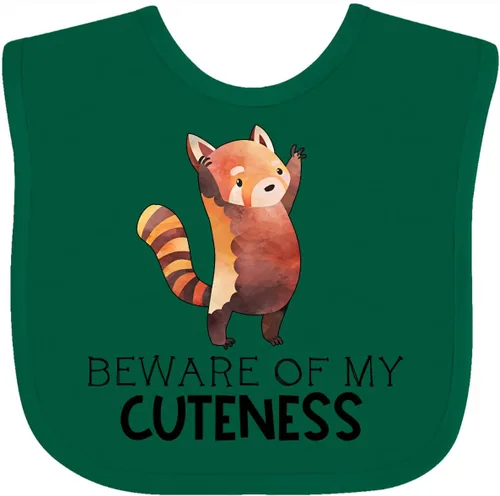 Vista 13 de inktastic Beware Of My Cuteness Cute Red Panda Babero