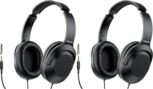 Vista 8 de Philips - Auriculares con cable para diadema, estéreos para podcasts, monitoreo de estudio y grabación para computadora, teclado y guitarra