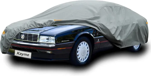 Vista 230 de Kayme Funda de Coche de Servicio Pesado Impermeable para Todo Tipo de Clima, Ajuste Personalizado para Tesla Model S, Cubierta Exterior Completa