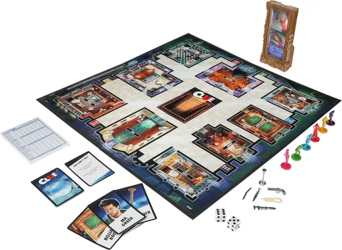 Vista 5 de Hasbro Gaming Juego Clue, Juego de Mesa de Misterio, 2-6 Jugadores, 8+ Años (Exclusivo de Amazon)