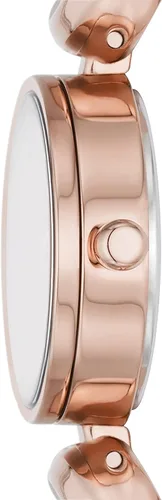 Vista 2 de DKNY Reloj de vestir de acero inoxidable inspirado en joyas City Link para mujer