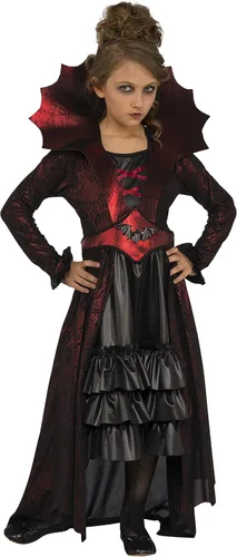 Vista 4 de Rubie's Disfraz de vampiro victoriano para niña, M, Multicolor