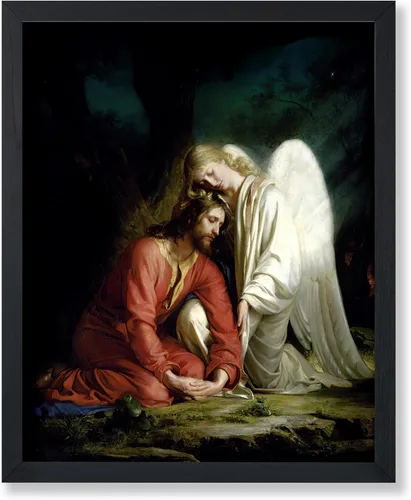 Vista 32 de Poster Master Póster de retrato vintage, impresión cristiana retro, regalo para religiosos, amigos, cara de Jesucristo, sudario de Turín, Biblia