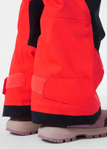 Vista 5 de Helly-Hansen Pantalones de esquí unisex para niños, con aislamiento, impermeables, resistentes al viento, transpirables, babero