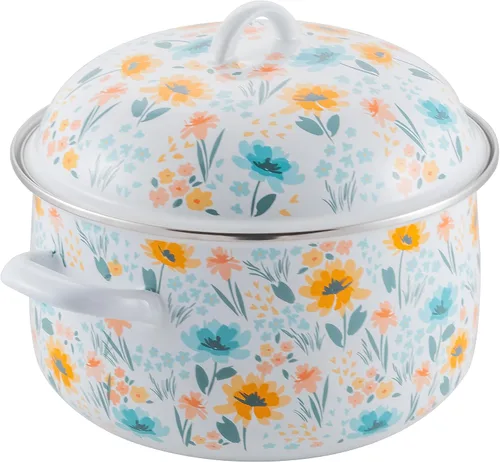 Vista 3 de Prep•N•Cook by McSunley - Horno holandés esmaltado de porcelana de 6 cuartos