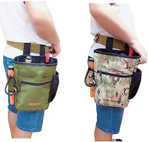 Vista 9 de shrxy Bolsa para Hallazgos de Detección de Metales Riñonera Excavadora de Cintura Herramientas para PinPointer Garrett Detector Xp ProPointer