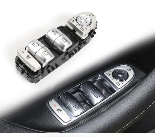 Vista 7 de Interruptor de ventana Master Power de repuesto para Mercedes Benz W213 Clase E E200 E260 E300 E400 2016-2021 (beige)