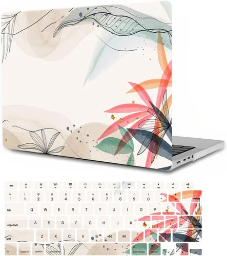 Vista 22 de Funda compatible con MacBook Pro de 13 pulgadas 2012 2011 2010 2009 2008 versión A1278, funda protectora de plástico duro y cubierta de teclado