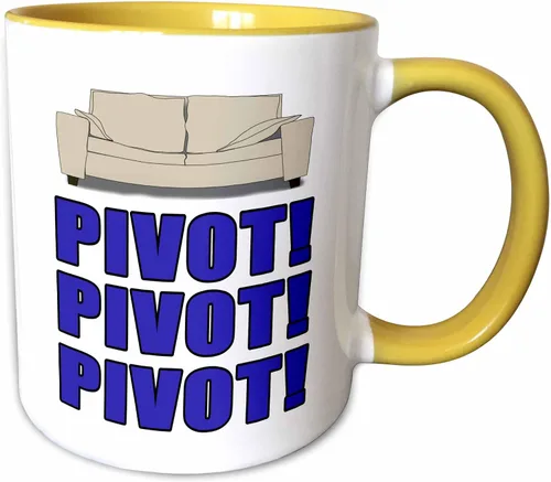 Vista 12 de 3dRose mug_223765_4 - Taza de dos tonos, 11 onzas, color azul pivote pivotante, color negro y azul