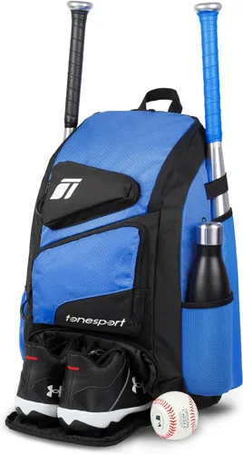 Vista 11 de Tonesport, Bolsa de Béisbol - Mochila para Béisbol, Sóftbol, T-Ball - Bolsa de Bate para Adultos y Jóvenes