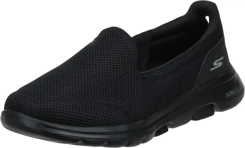 Vista 15 de Skechers Go Walk 5-15943 - Zapatos deportivos para mujer. Black Textile Trim