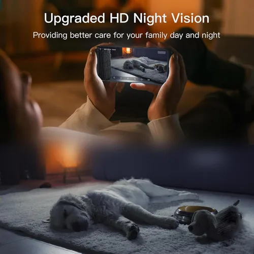 Vista 5 de Cámaras pequeñas Cámara oculta Cámara inalámbrica WiFi al aire libre Mini Cam Pequeña cámara inalámbrica de seguridad para el hogar Camears Niñera