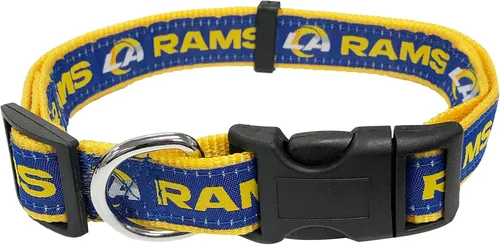 Vista 5 de Collar para mascotas Pets First con licencia NFL Arizona Cardinals, pequeño - Collar para perros resistente, fuerte y duradero. Disponible en 31