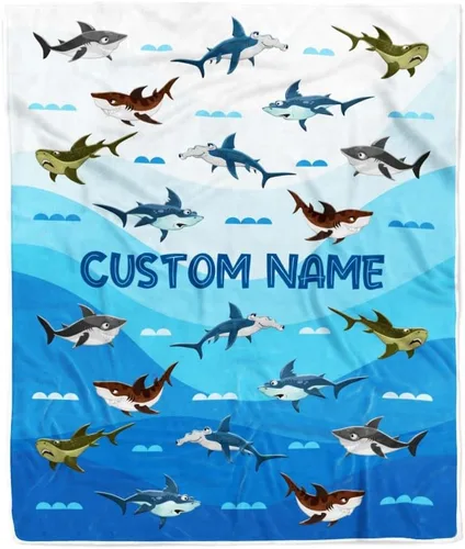 Vista 11 de Manta personalizada con nombre de tortuga para bebé, niño, niña, mar, recién nacido, hijo, hija, nieta, sobrina, cumpleaños, Navidad, manta de forro