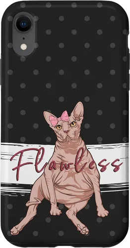 Vista 24 de Funny Sphynx Cat Flawless Naked Cat Fat Hairless Cat Case for iPhone 17