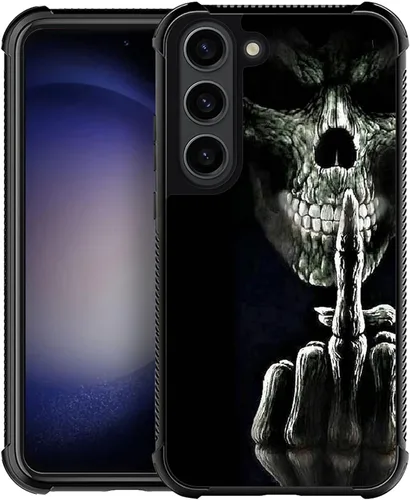 Vista 40 de Funda compatible con Samsung Galaxy S23, diseño de elefantes africanos, diseño increíble a prueba de golpes, antiarañazos, carcasa trasera