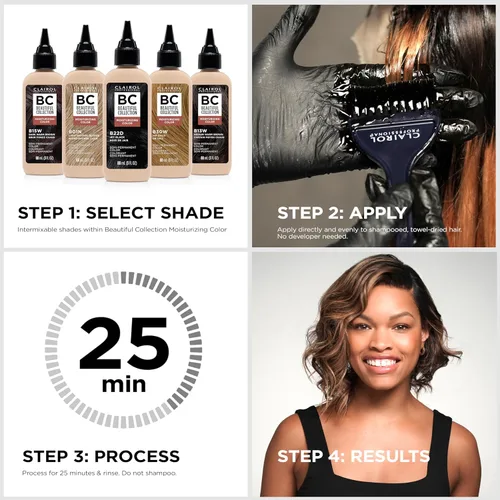 Vista 4 de Clairol Professional Beautiful Collection Semi-Permanent Hair Color with Zero Damage for All Hair Textures Packaging May Vary