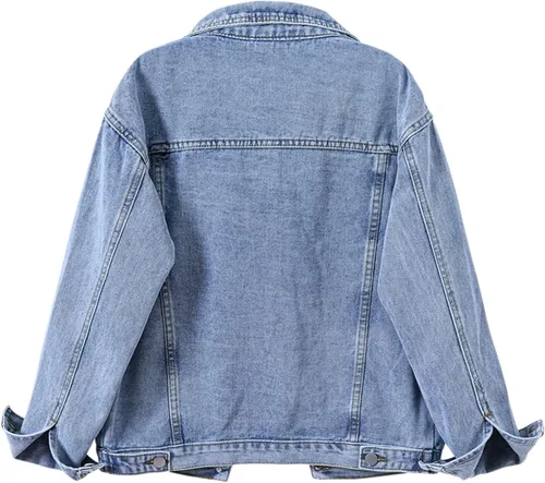 Vista 2 de loveimgs Chaqueta clásica de mujer con botones y botones para mujer
