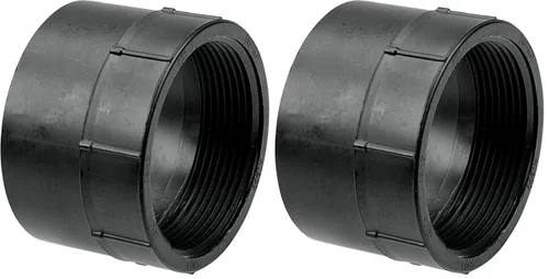 Vista 3 de NIBCO 5803 Series, adaptador de tubería ABS DWV, fijo 40, hub x npt hembra., 2", Negro, 1