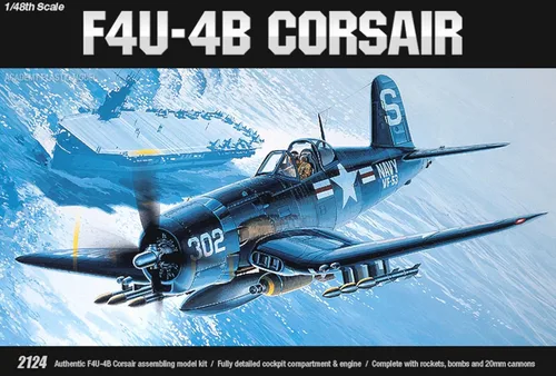 Vista 2 de Academia 1:48 - Vought F4 U-4B Corsair