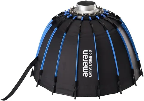 Vista 2 de Aputure Light Dome Amaran Softbox 60cm (2ft) Circular Bowens Mount con rejilla de panal