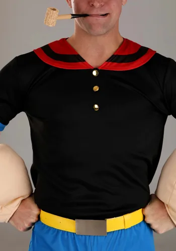 Vista 7 de Disfraz de Popeye para Hombre Multicolor