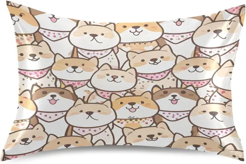Vista 24 de Fundas de almohada Blueangle con diseño de rayas de béisbol – Fundas de almohada suaves y transpirables – Lavables a máquina – Fundas de almohada