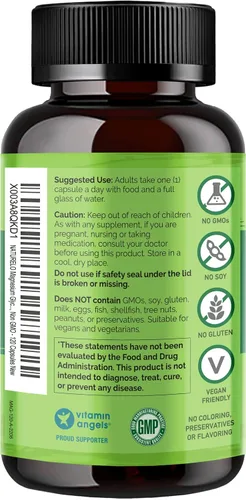 Vista 6 de NATURELO Curcumina tumérica, soporte articular a base de plantas, glicinato de magnesio, 200 mg de magnesio, sin gluten, sin OMG, 120 cápsulas