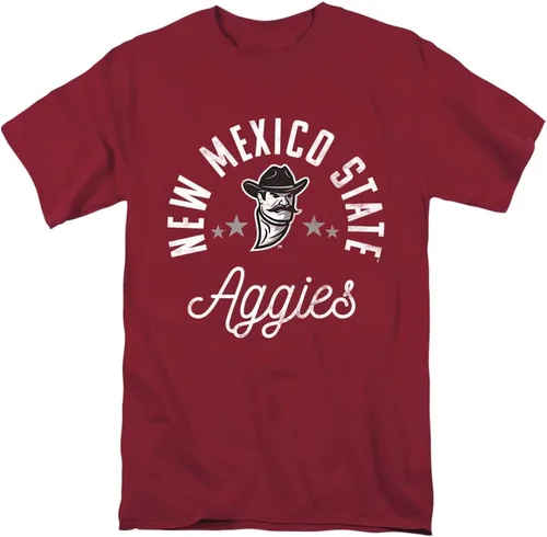 Vista 66 de Collegiate Distressed Mascot Unisex Adult T Shirt Collection 3 Universidad de Adelphi