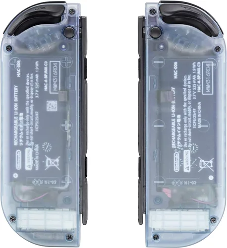 Vista 5 de eXtremeRate - Carcasa de control portátil Joy-Con con set de botones completo repuesto de carcasa hazlo tú mismo para control de Nintendo Switch