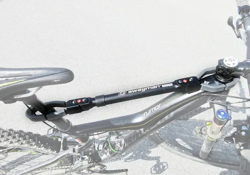 Vista 7 de Swagman XTC2 TILT Soporte de enganche para bicicleta + adaptador Swagman Deluxe BAR Paquete de portabicicletas y adaptador para transportar