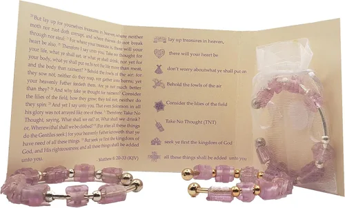 Vista 25 de B4U Signature Faith-Based Scripture Charm Bracelets Wear Your Faith, Live the Word, Stay Inspired