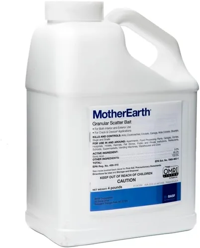 Vista 2 de BASF MotherEarth - Cebo de dispersión granular - Control de hormigas y cucarachas - Jarra de 4 libras - Listo para usar