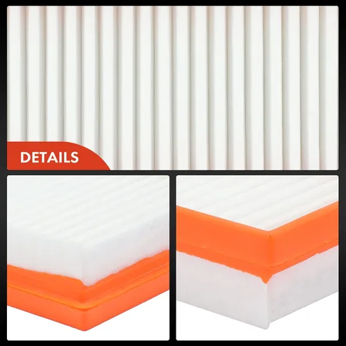 Vista 7 de A-Premium Filtro de aire de motor compatible con Smart Fortwo 2008-2015, L3 1.3L, panel flexible, repuesto # A0010940301