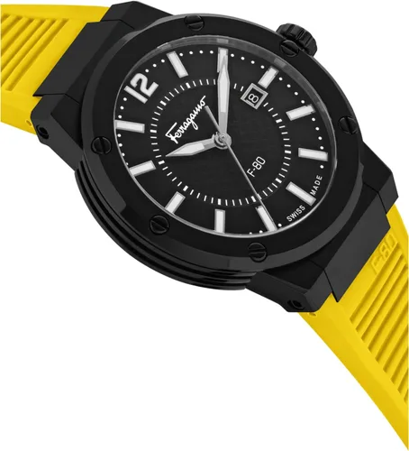 Vista 3 de Ferragamo - Reloj suizo para hombre, colección F-80