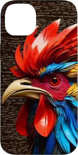 Vista 15 de Funda para teléfono iPhone XR Gallo Gallo de granja Animal Art Rooster