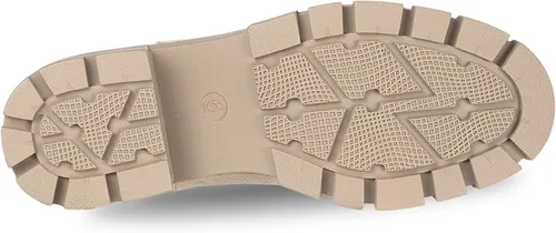 Vista 5 de Rihero Botas Chelsea para mujer con suela de lengüeta y tacón grueso elástico