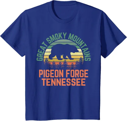 Vista 46 de Camiseta Pigeon Forge Great Smoky Mountains National Park Tennessee, Negro, S
