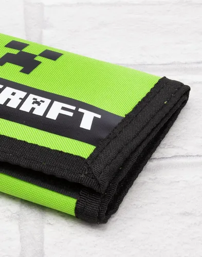 Vista 6 de Minecraft Billeteras Juego Negro O Verde Creeper Monedero Monedero Talla única, Verde