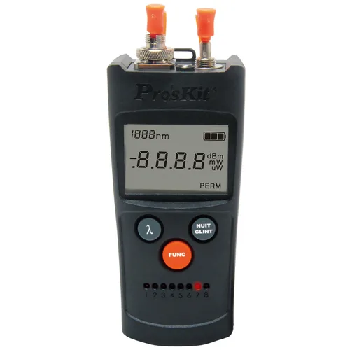 Vista 2 de Pro'sKit MT-7602 Multimetro de potencia de fibra óptica 4 en 1
