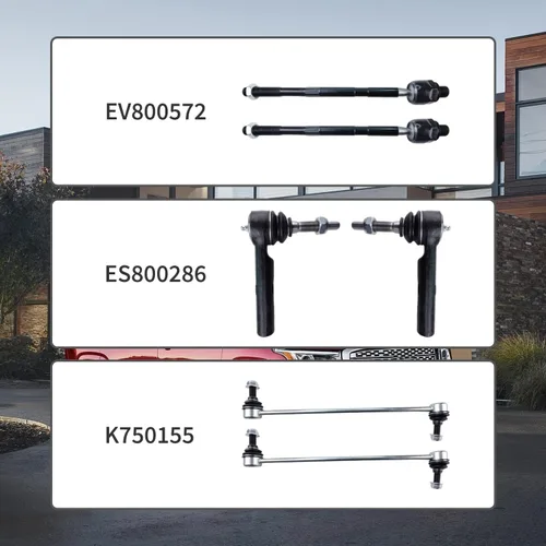 Vista 4 de Kit de suspensión delantera de 8 piezas, brazos de control de rótula, barra estabilizadora, repuesto para GMC ACADIA 2007-2016 y Chevrolet Traverse