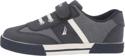 Vista 8 de Nautica Zapatos deportivos para niños, con correa ajustable, correas elásticas, zapatos casuales para niños y niñas (bebéniño pequeño)