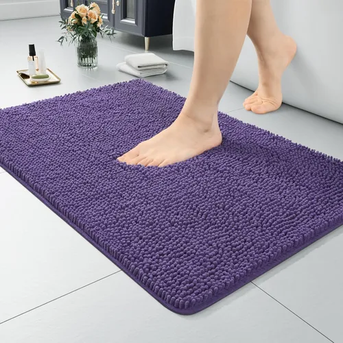 Vista 84 de LOCHAS - Alfombra de baño de lujo lanuda de 24 x 17 pulgadas, color beige