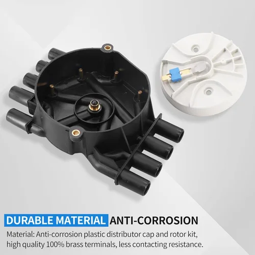 Vista 2 de V8 Kit de tapa y rotor para motores Mercruiser y Volvo Penta 5.0, 5.7, 6.2, 350 MAG MPI 5.0 5.7 GXI GI - 898253T29, 8M0060495, 3858975, 3858977