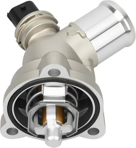 Vista 52 de Ensamble de carcasa de termostato IRONTEK con sensor 2L2Z8592AA para Ford Explorer 2002-2010, Explorer Sport Trac 2007-2010, para Mercury