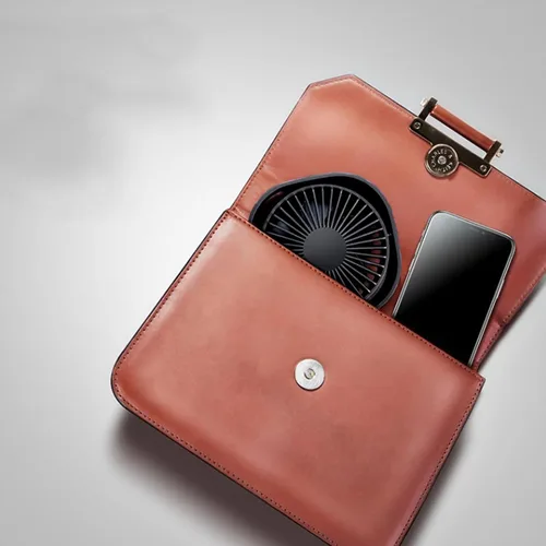 Vista 7 de Simpeak Ventilador USB pequeño, silencioso y portátil alimentado por USB (sin batería), refrigeración de 3 ajustes de velocidad, ventilador personal